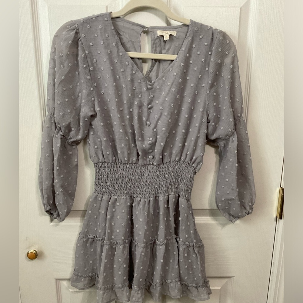 Chelsea & Violet dress. Girl’s size XL. Gray.